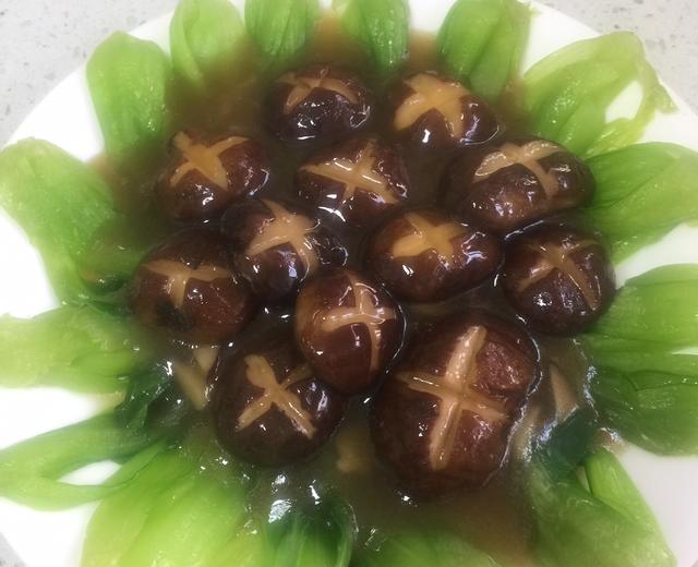 香菇油菜的做法