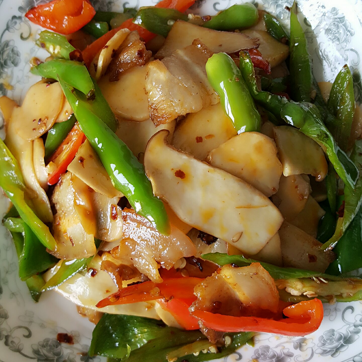 干锅杏鲍菇