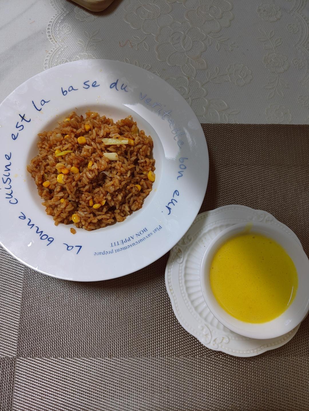 咸蛋黄炒饭