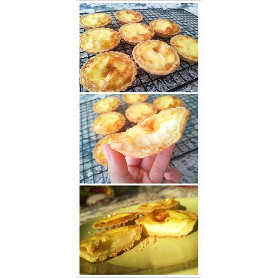 不用千层酥皮也能做出美味蛋挞【港式蛋挞】