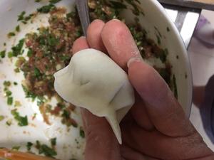 羊肉香菜水饺（1）- 暖中祛寒、温补气血的做法 步骤12