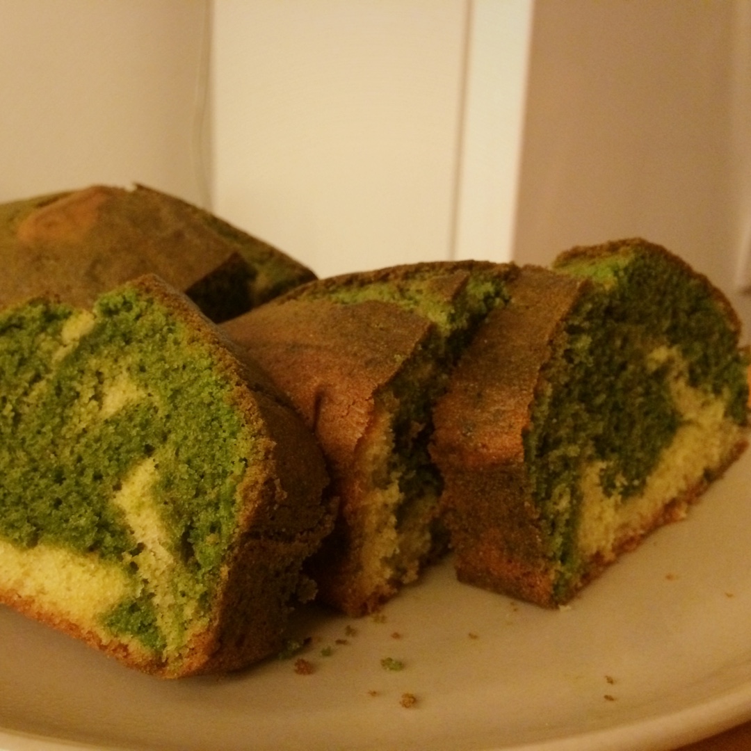 抹茶大理石磅蛋糕