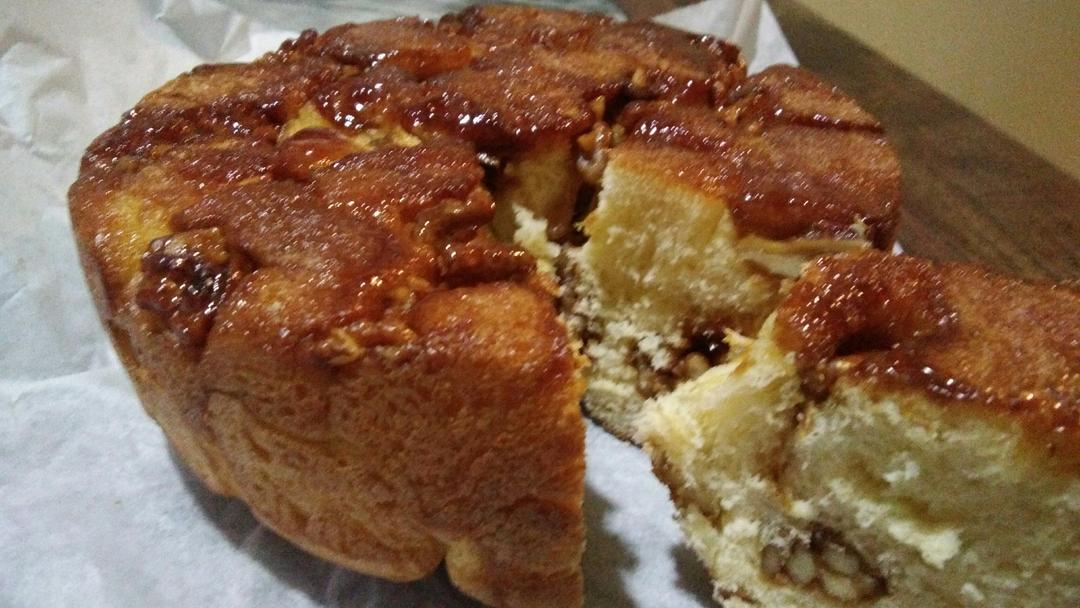 红糖肉桂核桃手撕面包