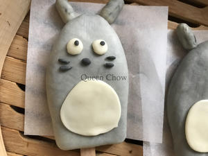 龙猫卡通雪糕包子Totoro---创意馒头的做法 步骤11