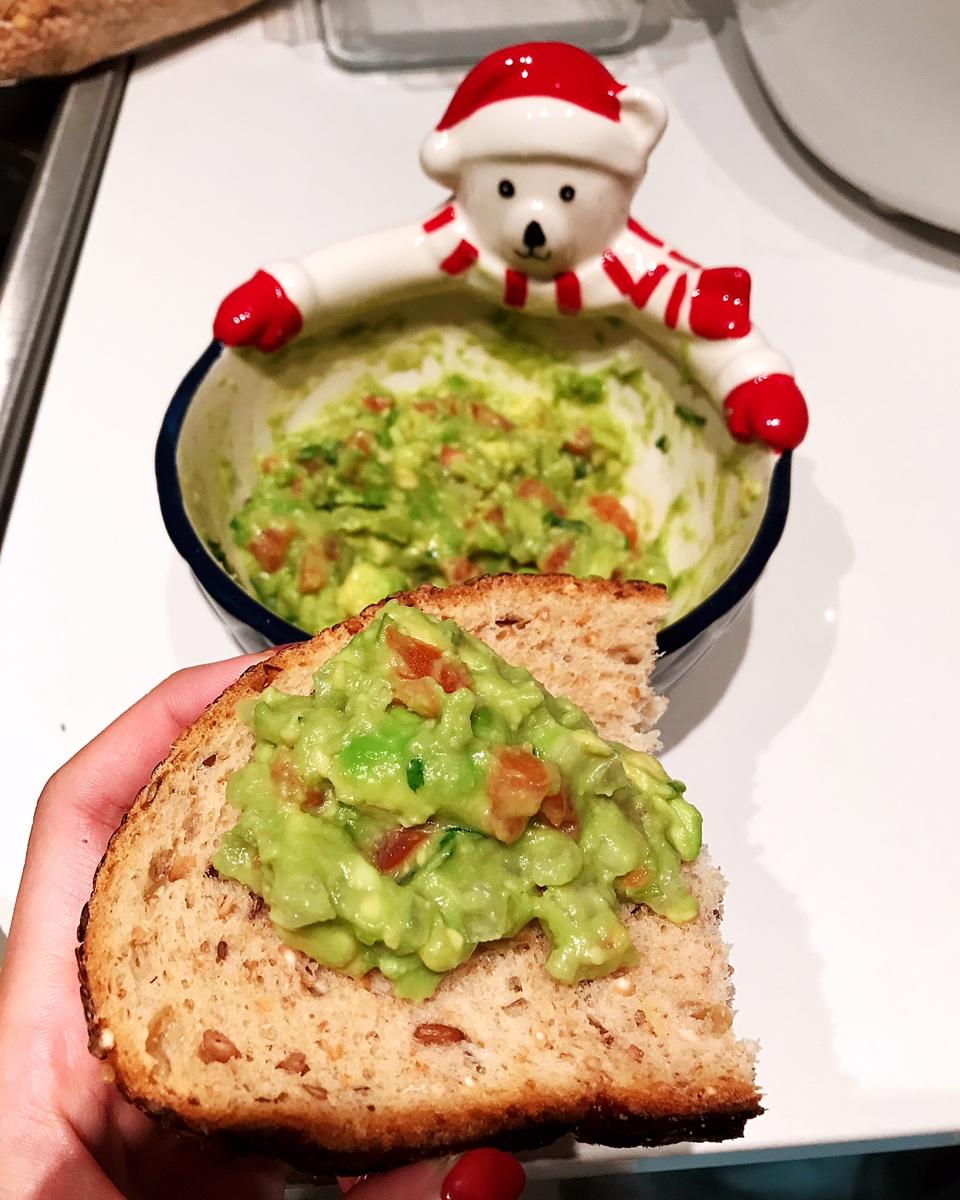 朱小雨1988做的guacamole 墨西哥鳄梨酱
