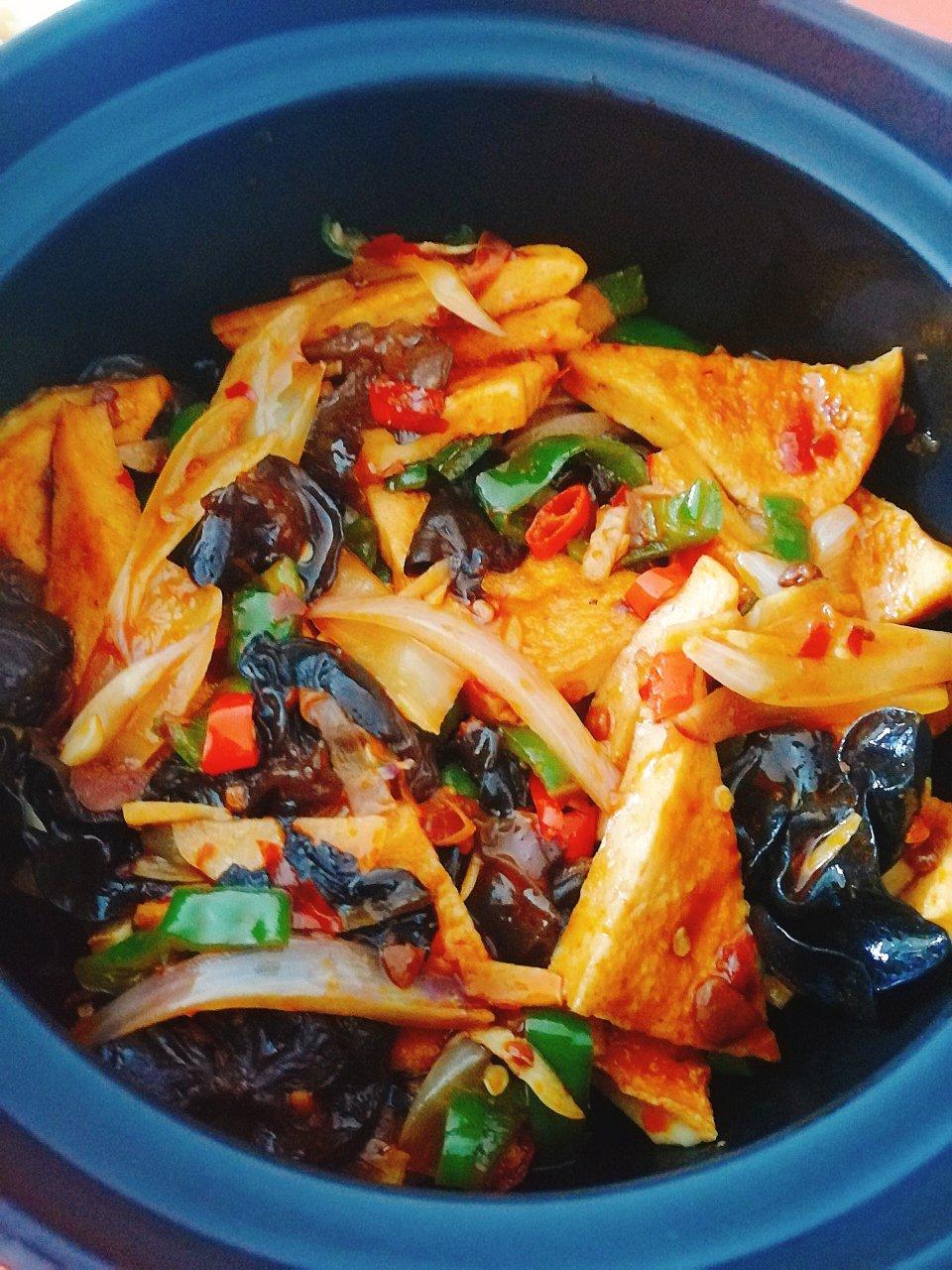 干锅千页豆腐