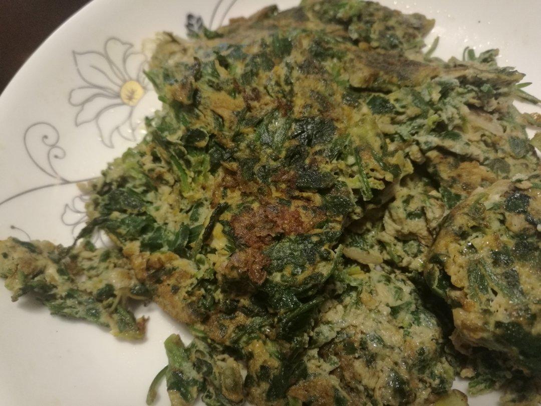 荠菜炒鸡蛋