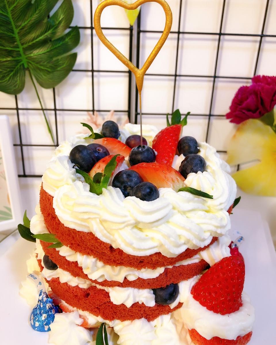 简单好做的8寸戚风蛋糕