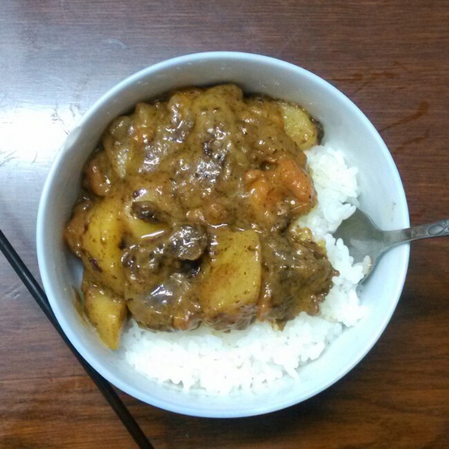 咖喱牛肉