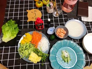 越南白皮虾卷的做法 步骤3