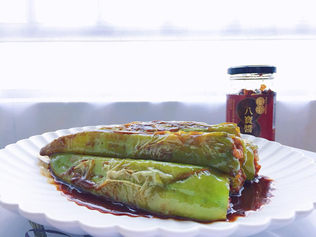 八宝煎酿青椒