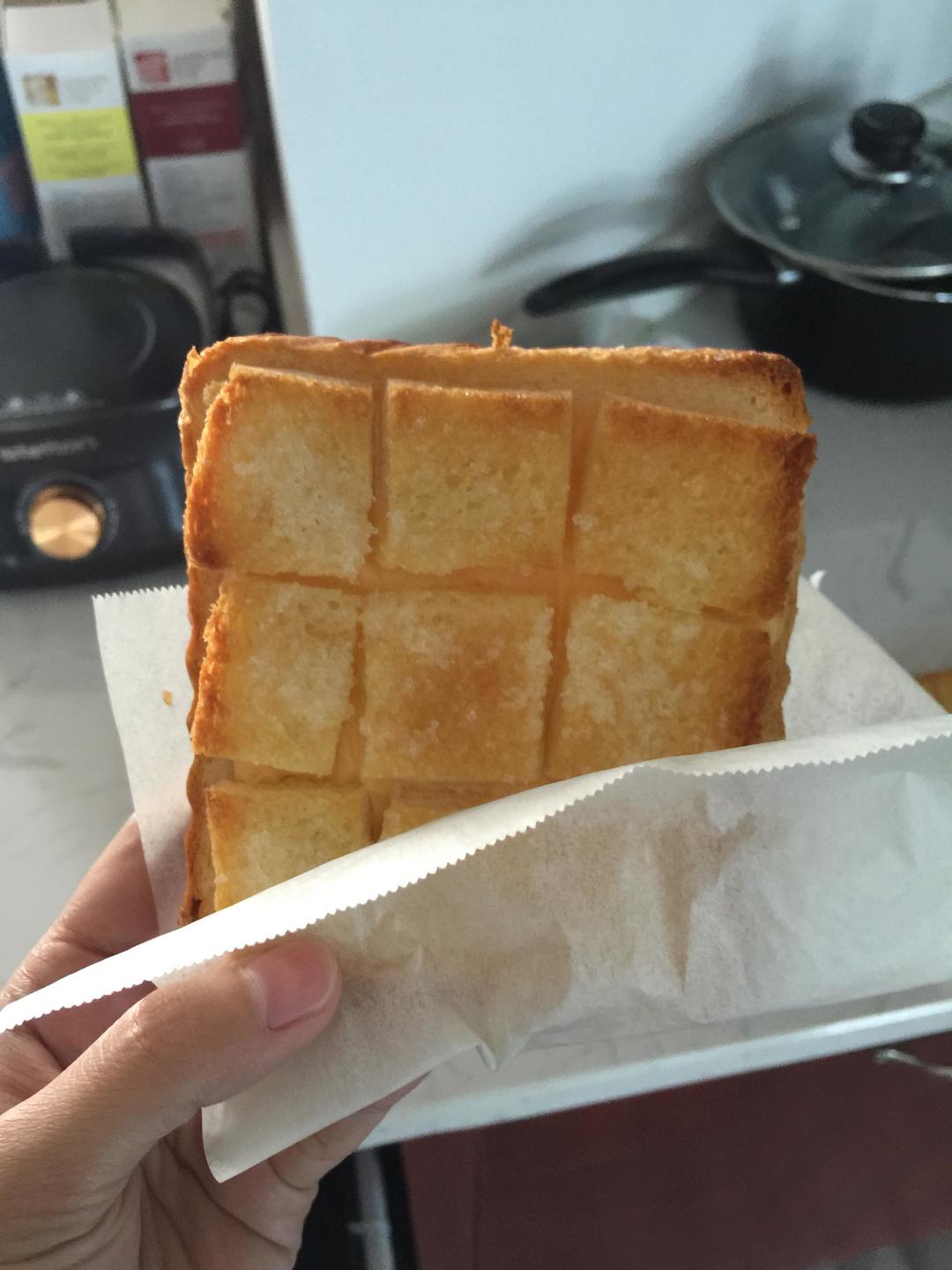 芝心黄油烤面包的做法