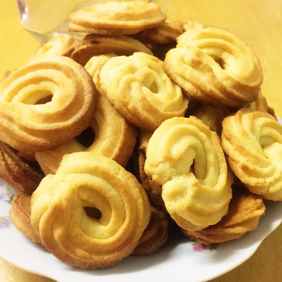 奶油奶酪蛋白曲奇～奶味十足好味道