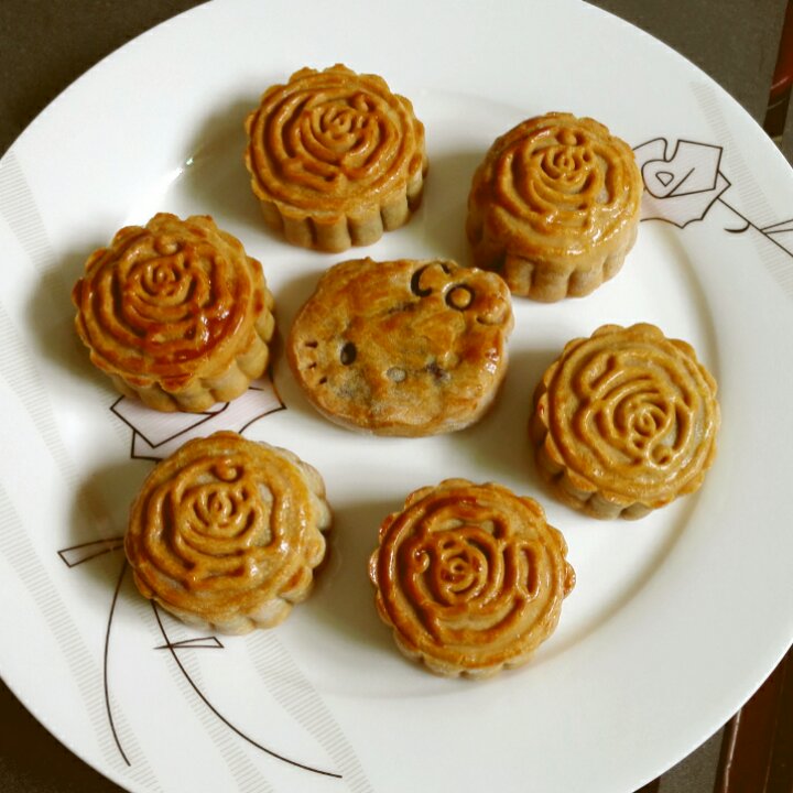 迷你紫薯月饼