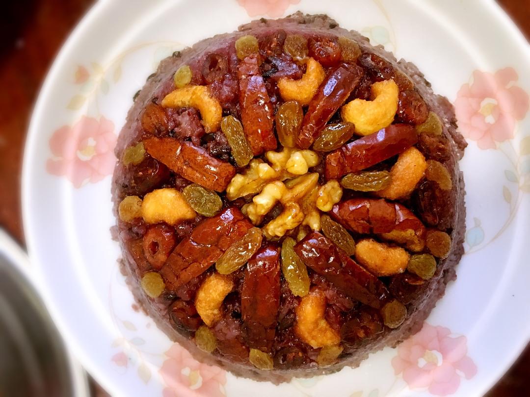 mis何做的黄米藜麦八宝饭2018年夜饭曼食慢语