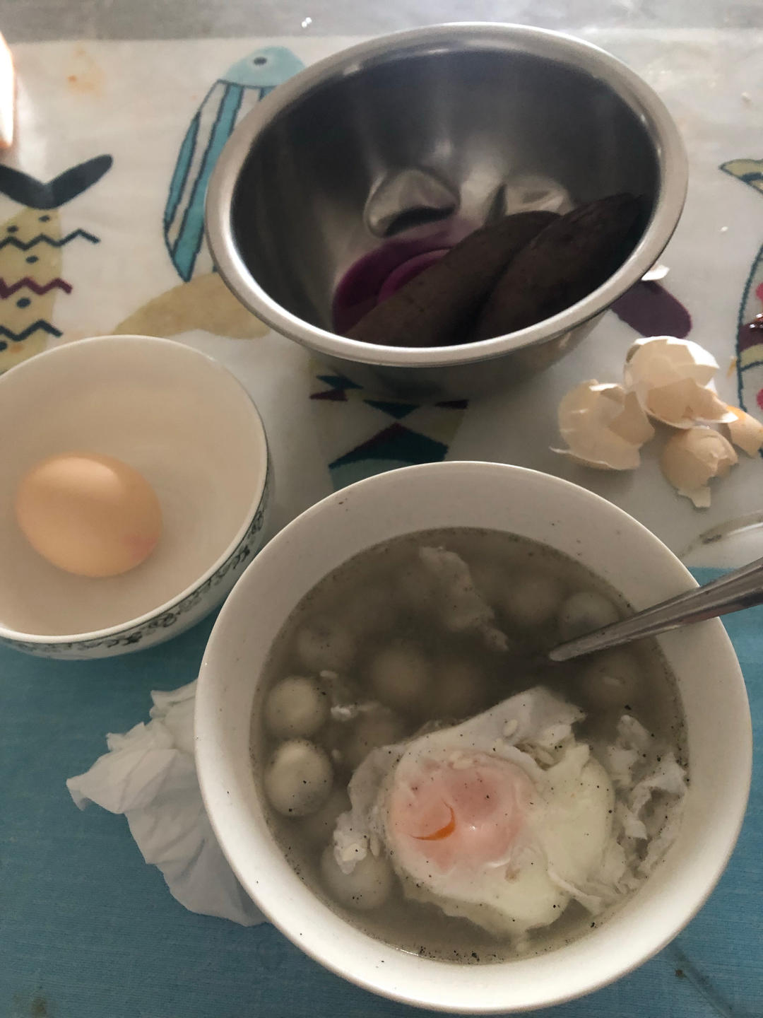蛋花酒酿圆子