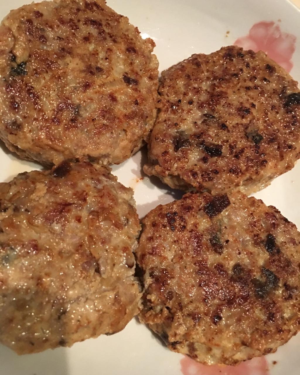 香菇煎肉饼