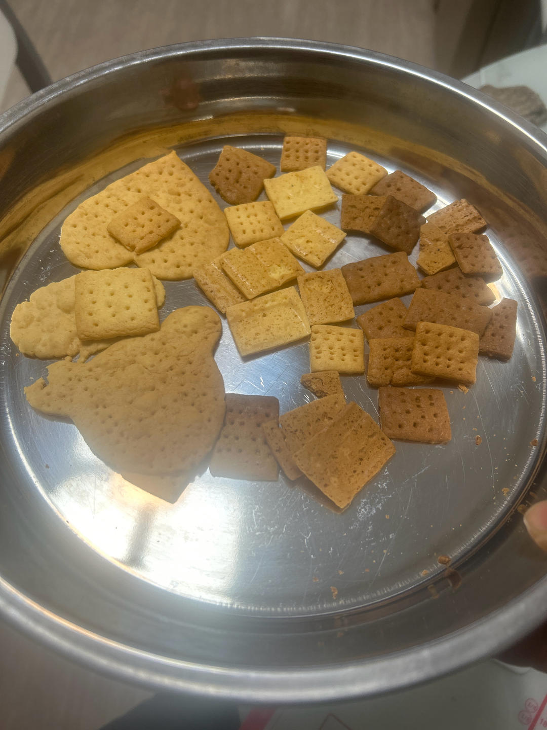 自制雪花酥小奇福饼干