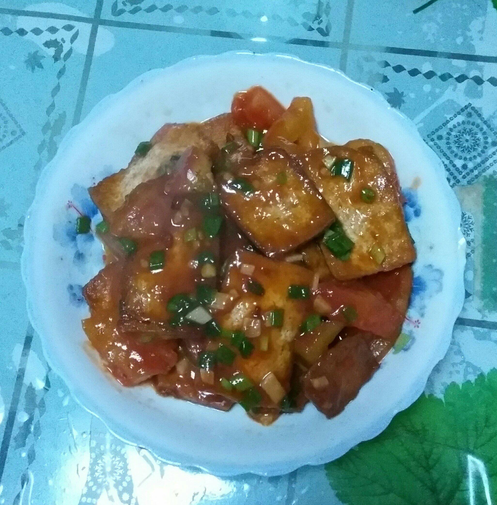 西红柿豆腐的做法