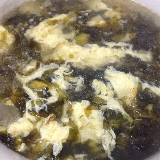 19900519做的紫菜蛋花汤