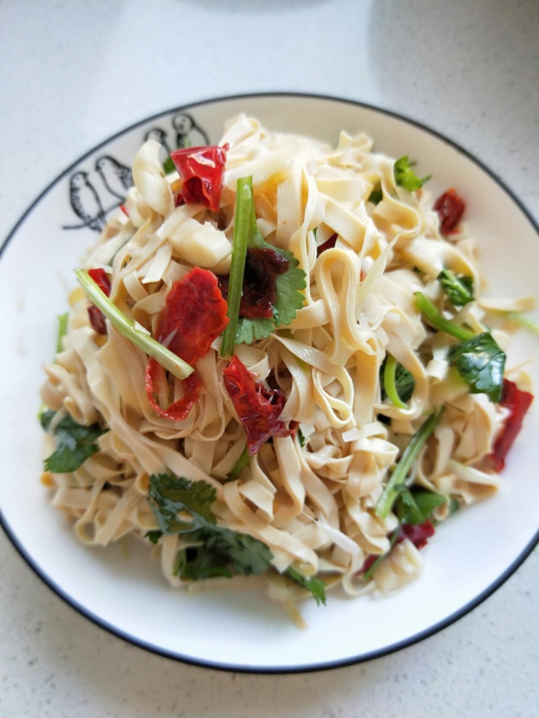 葱油干豆腐