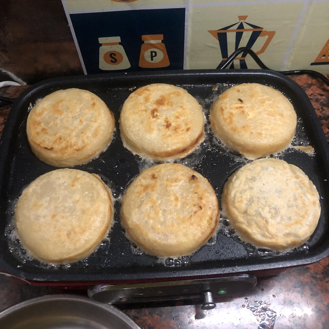 早餐霸王~沉甸甸鸡蛋汉堡