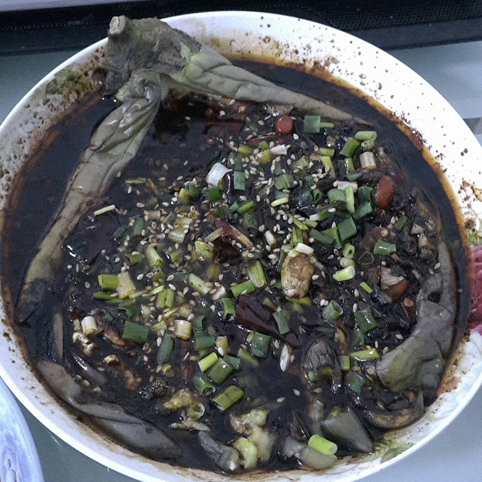 微波炉烤茄子