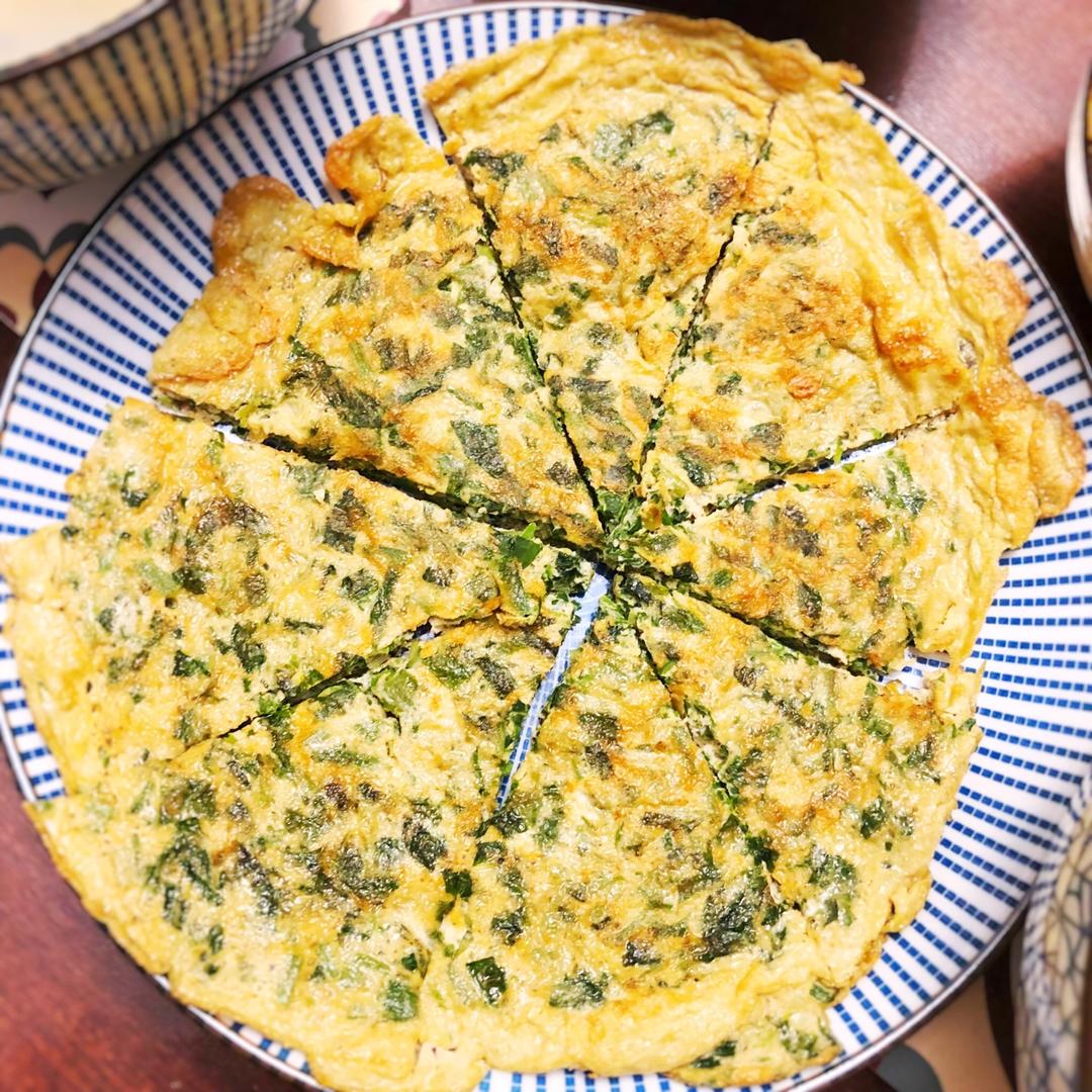 桥梓口大表妹_做的香椿鸡蛋饼