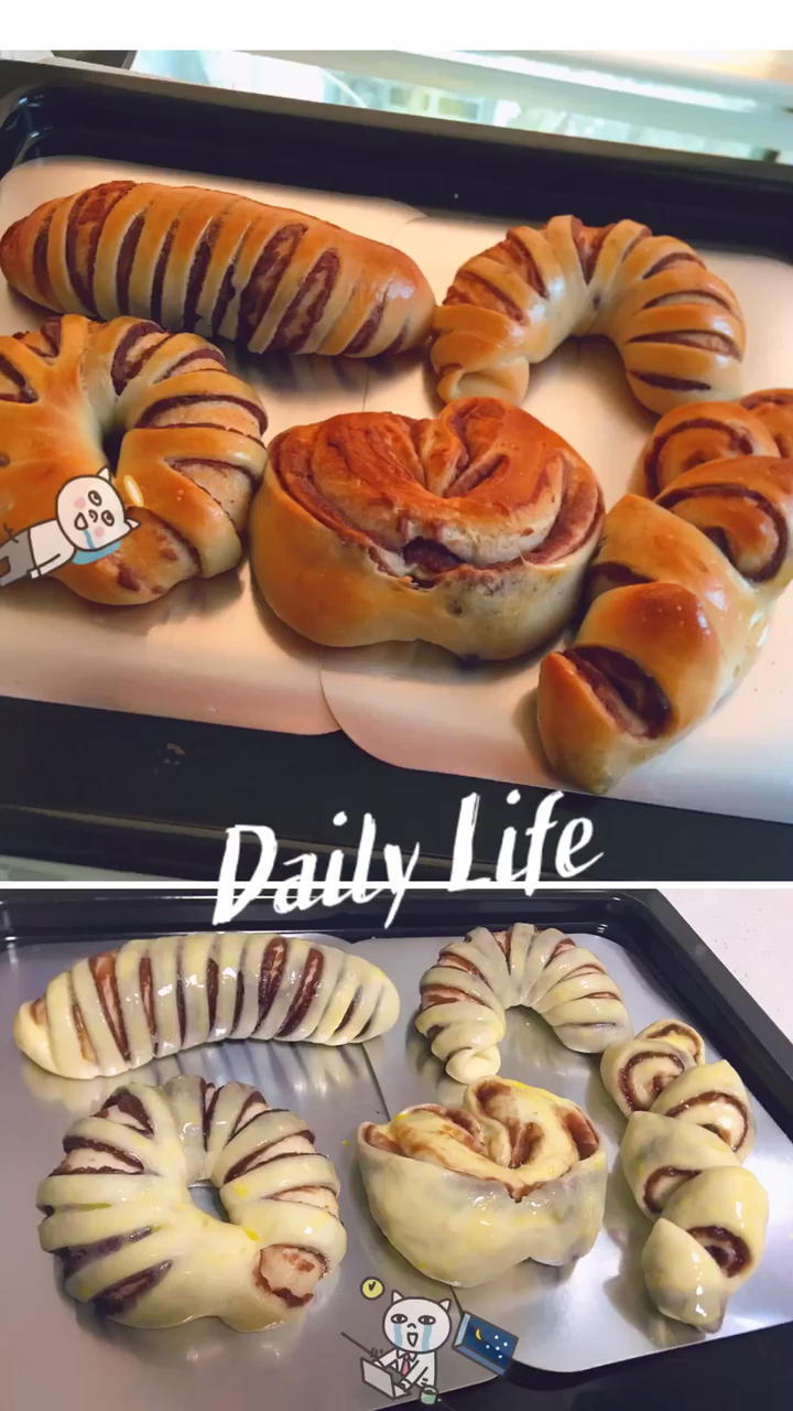 豆沙面包|包含5种整形方法|干货篇