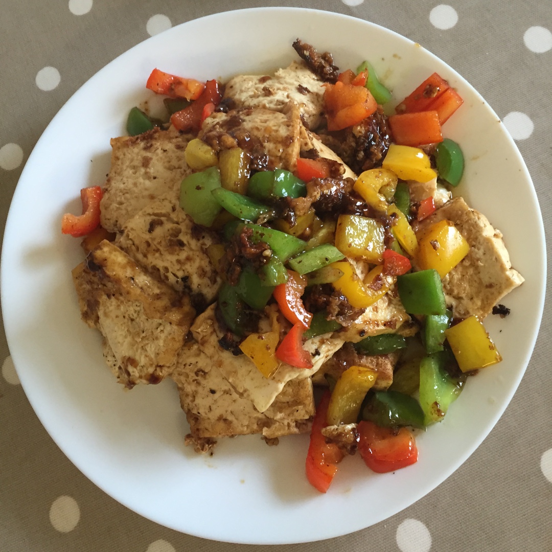 家常豆腐(彩椒版)