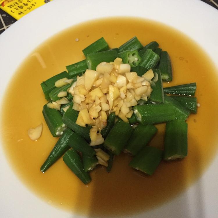 快手凉拌开胃秋葵