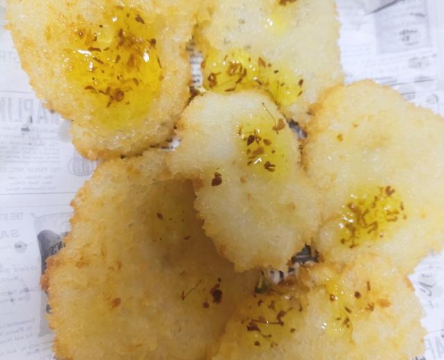 炸糖桂花年糕的做法