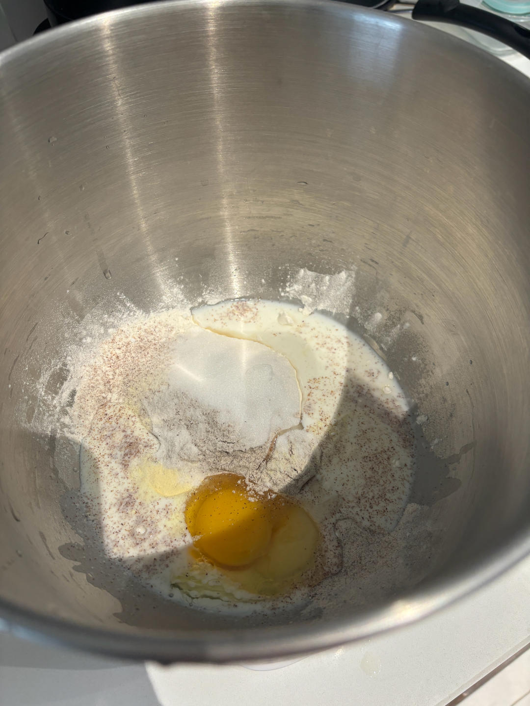 纯奶手撕吐司的做法 步骤1