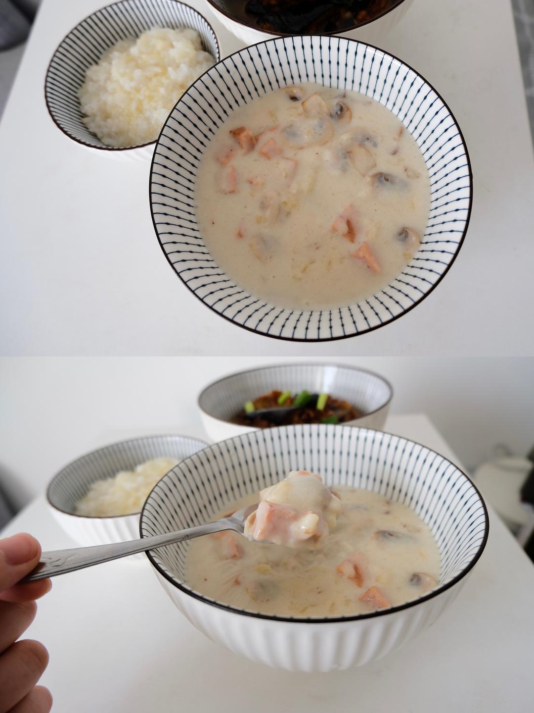 奶油蘑菇汤 在家就能做的做法