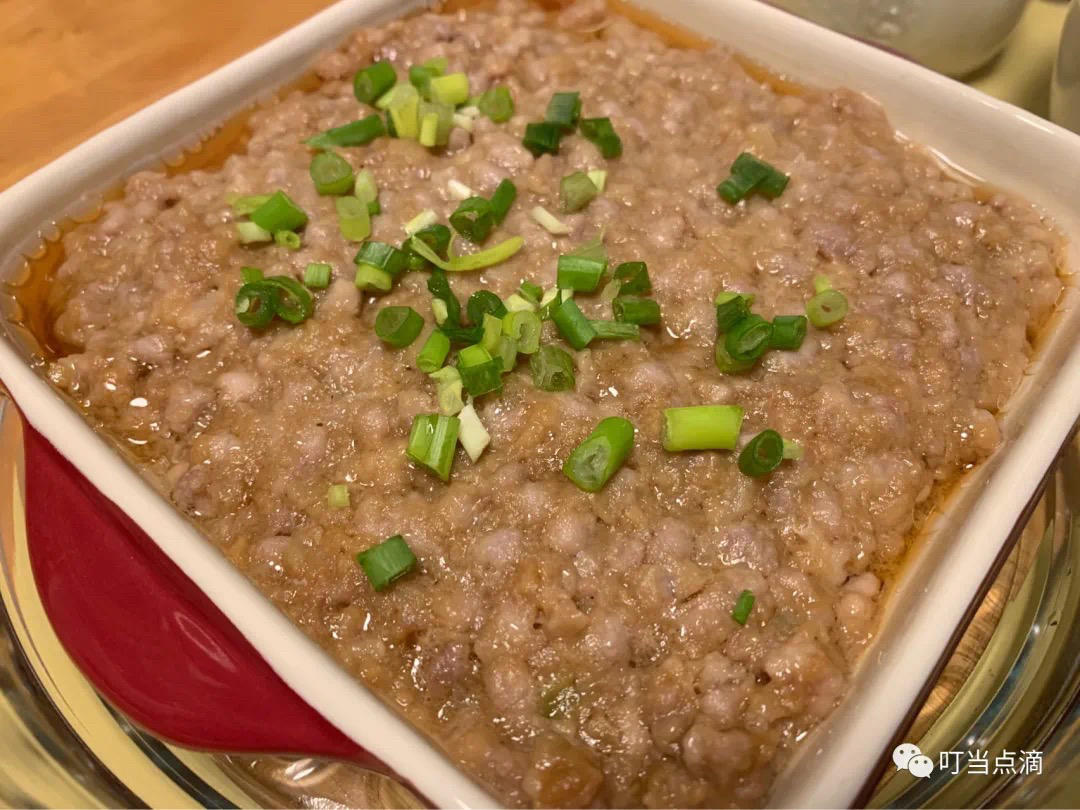 孩子爱吃的蒸肉饼