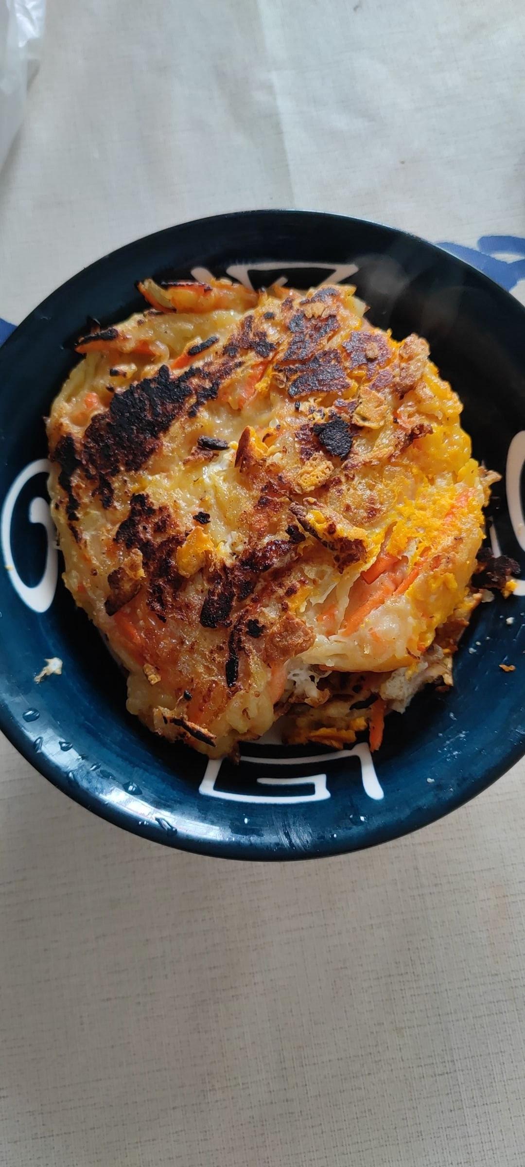 小吃糕点-蔬菜鸡蛋饼