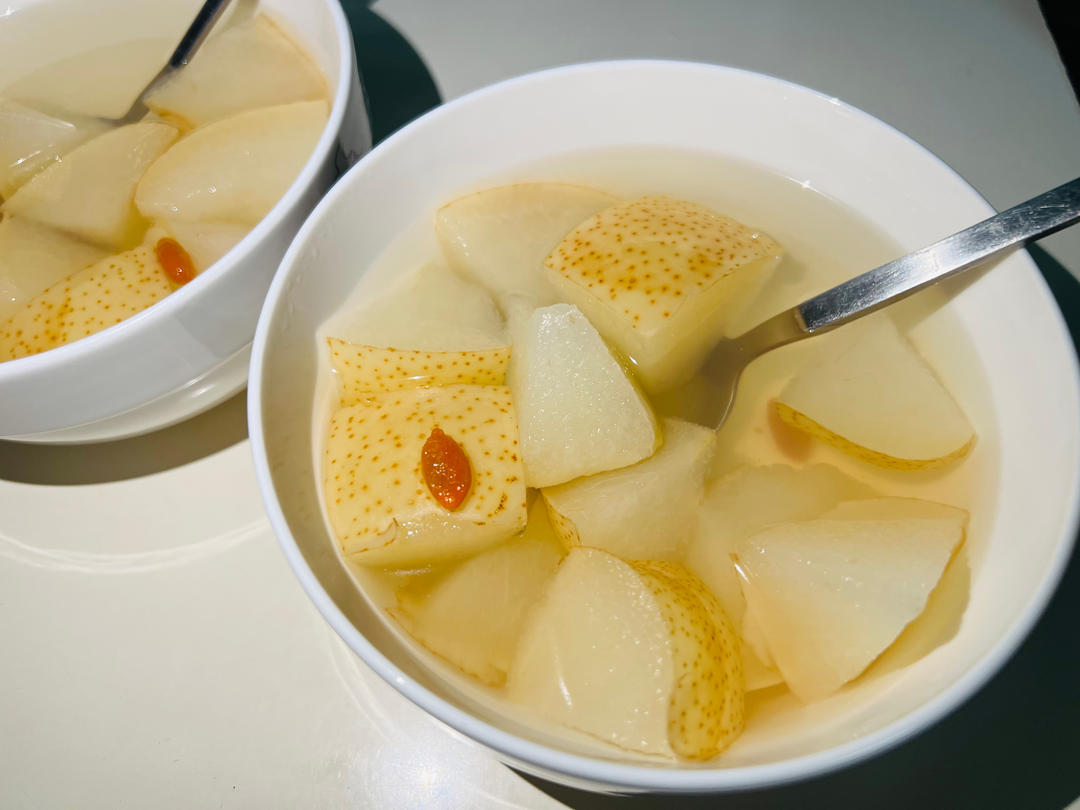 冰糖雪梨（止咳，中医给的）