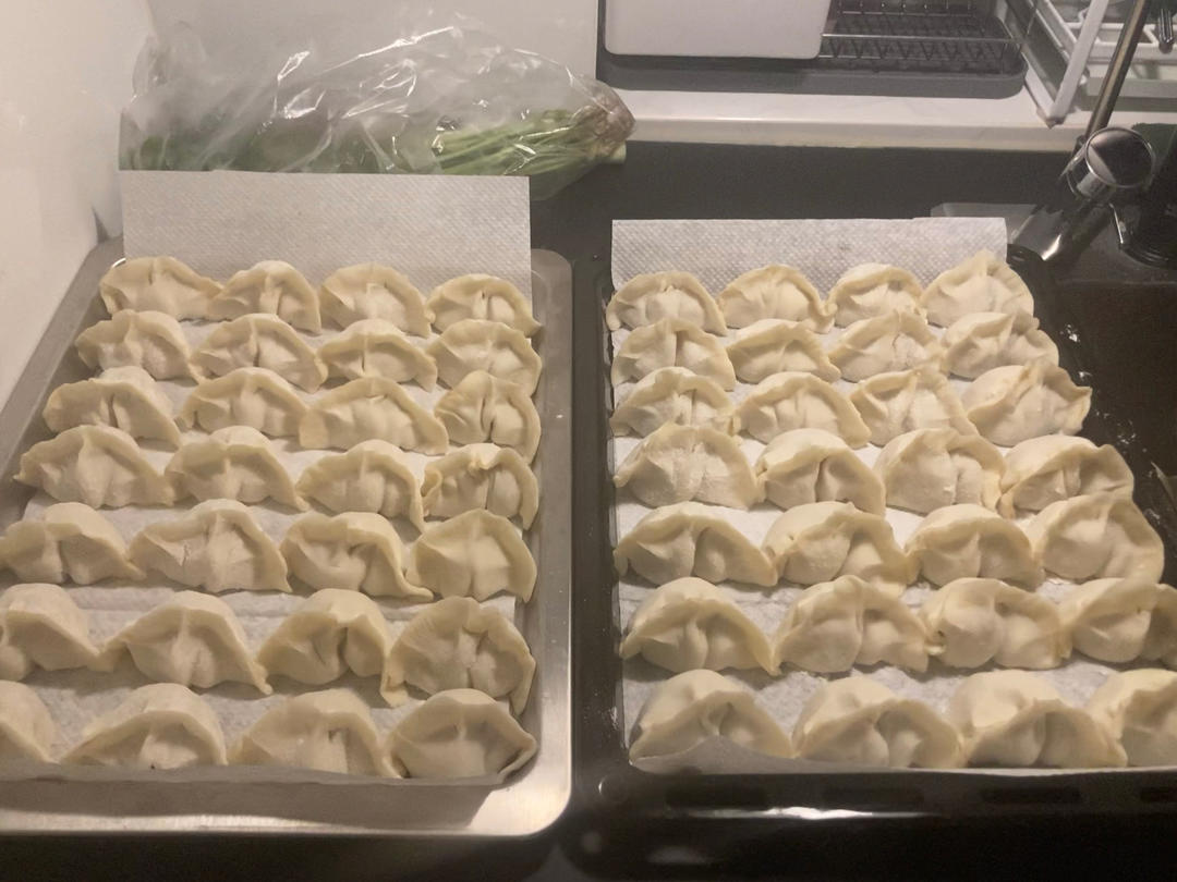 手工揉面三分钟，又韧又薄又好包的饺子皮