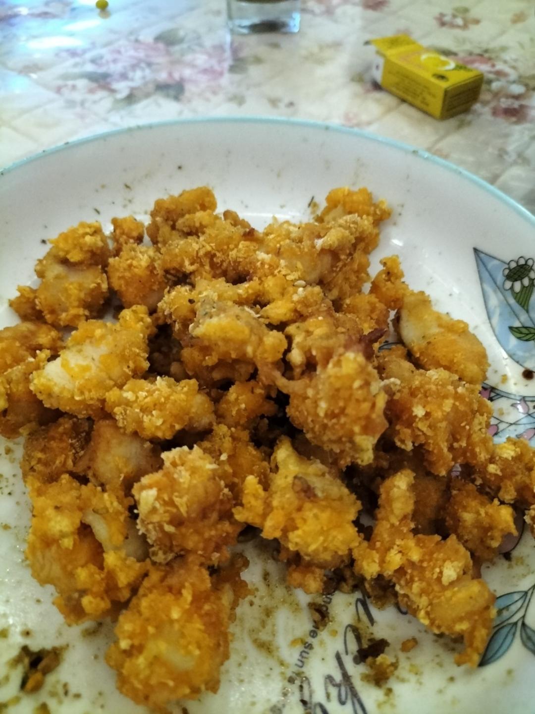 自制酥脆鸡米花