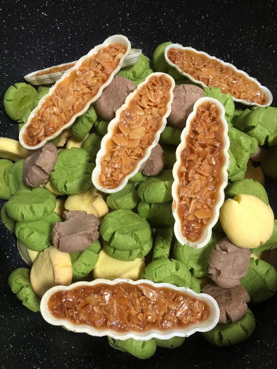 私房爆款焦糖杏仁糯米船