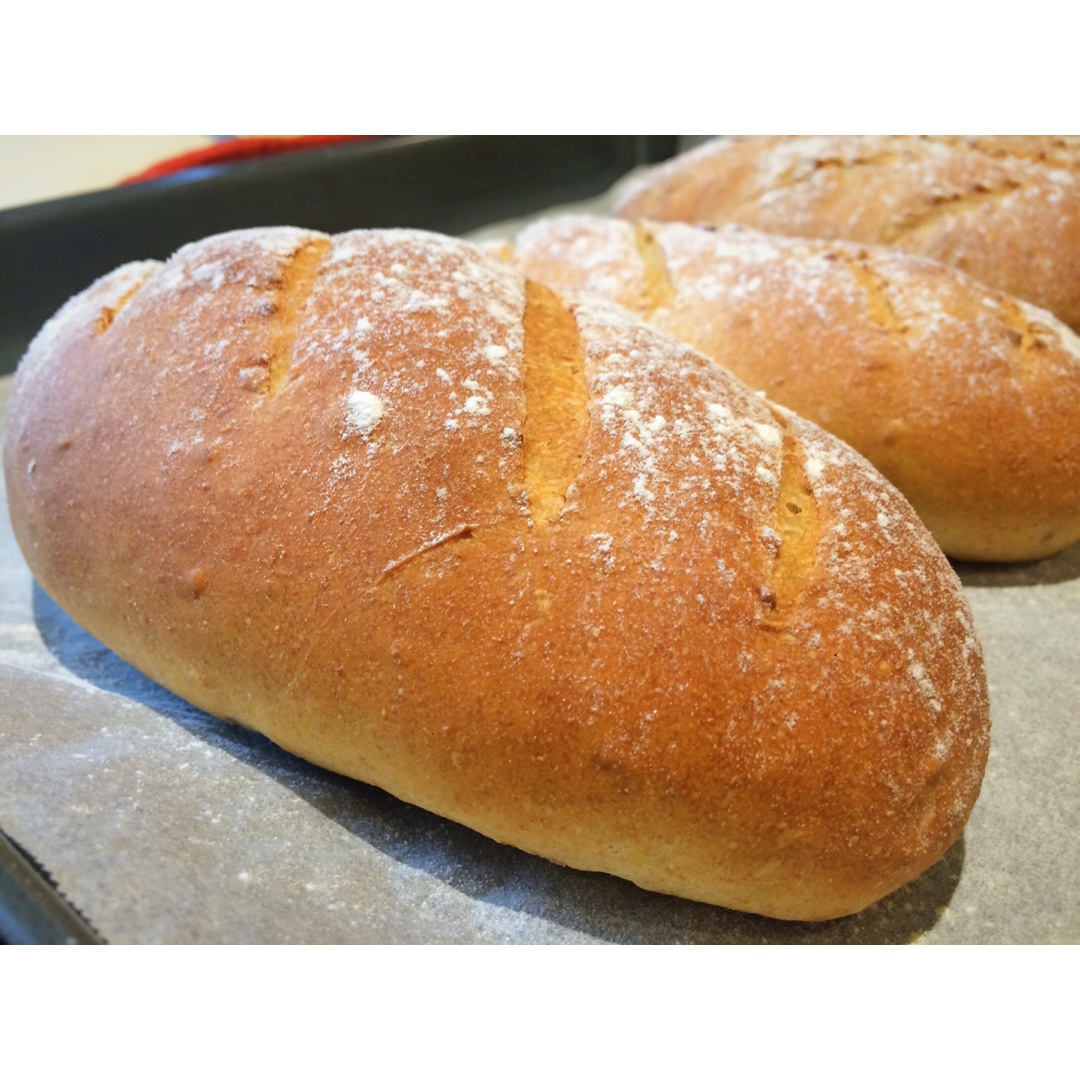 全麦蔓越莓乳酪软欧（附法国老面配方）