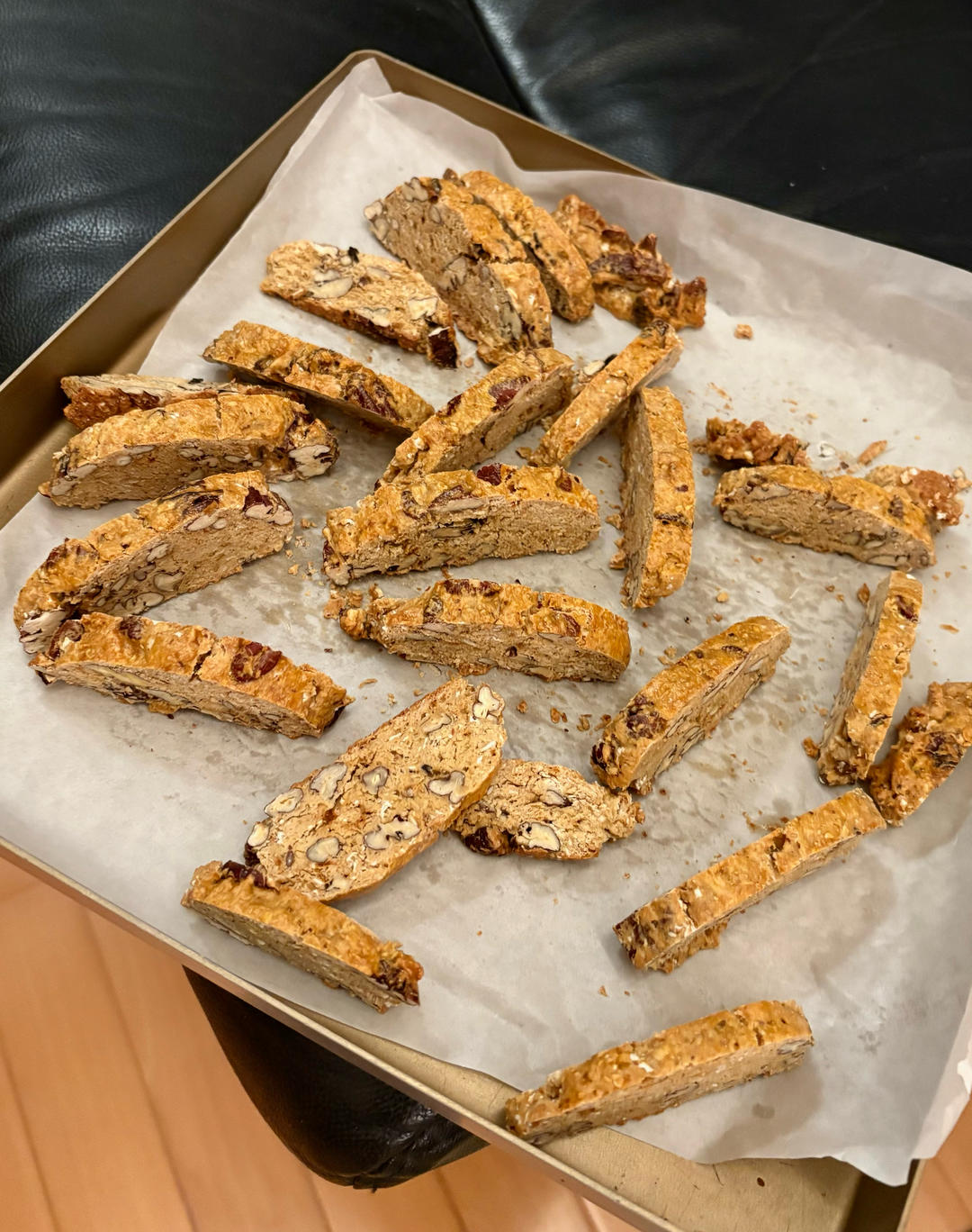 【健康零食】燕麦坚果意式脆饼
