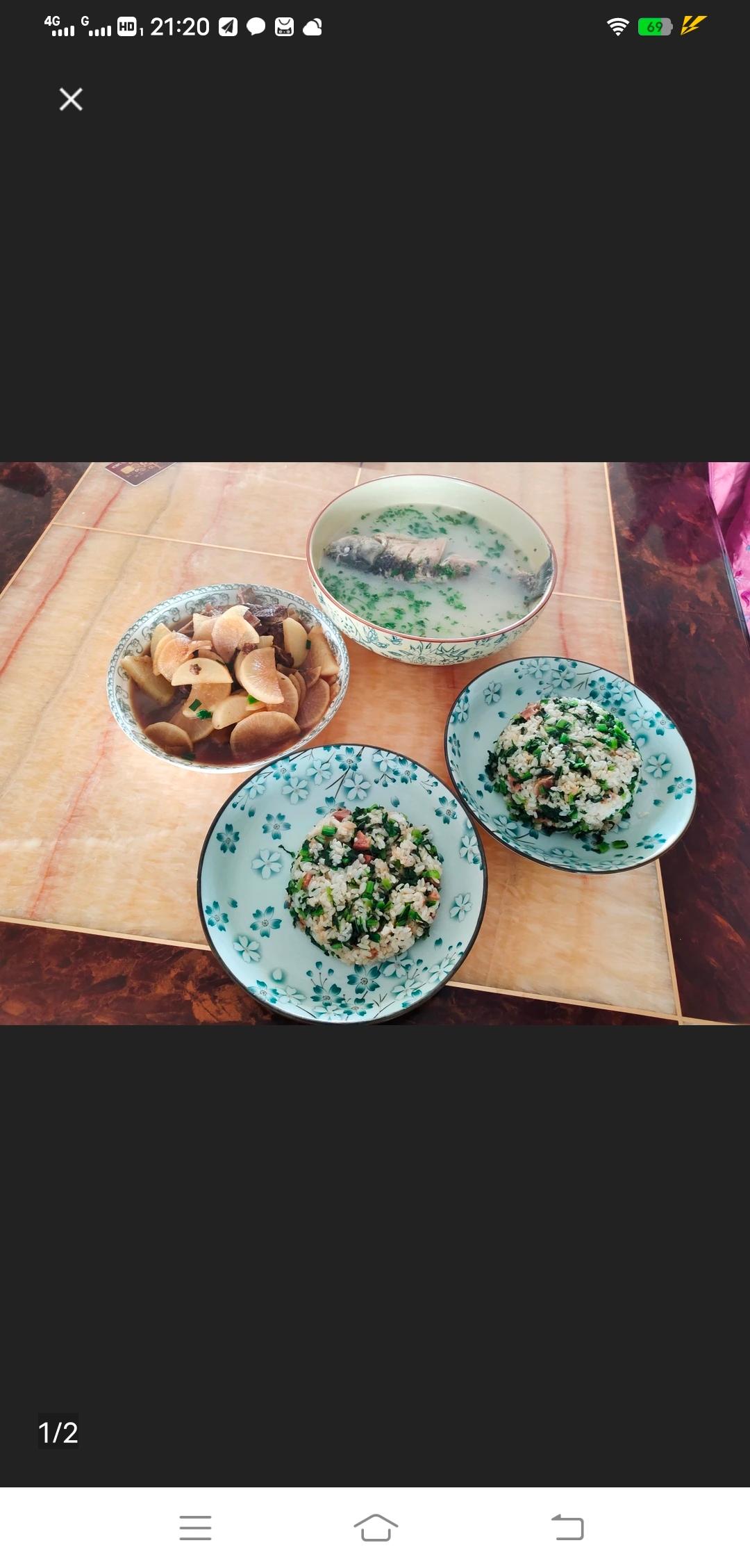 莴苣叶菜饭