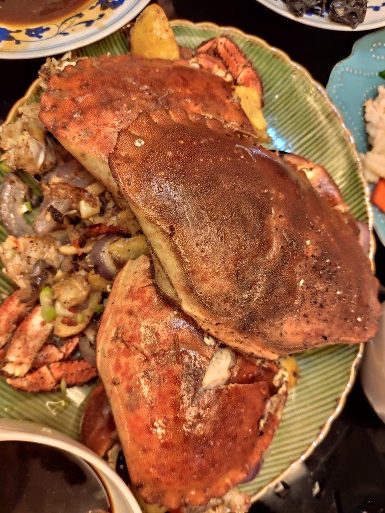 好吃到跳的椒盐面包蟹