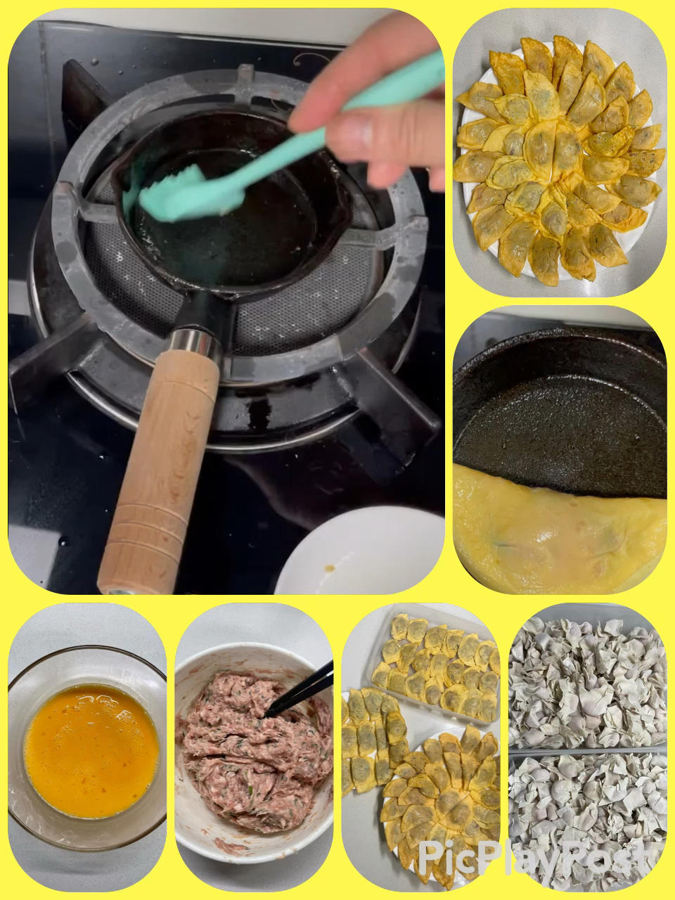 过年必备菜…蛋饺…