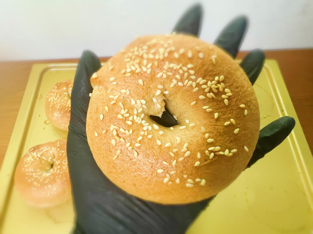 全麦贝果，低糖无油