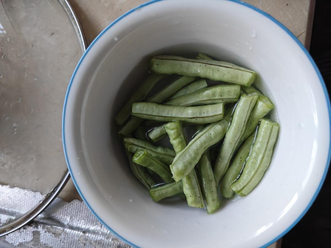 4分钟微波炉豆角