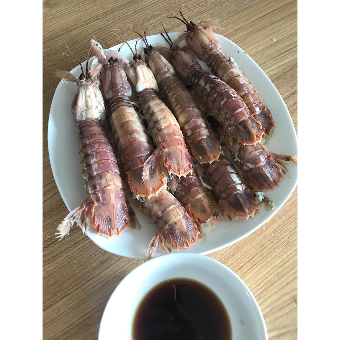 清蒸皮皮虾