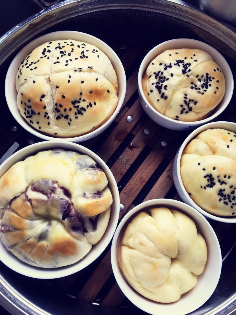 蒸面包（无需烤箱也能做面包）