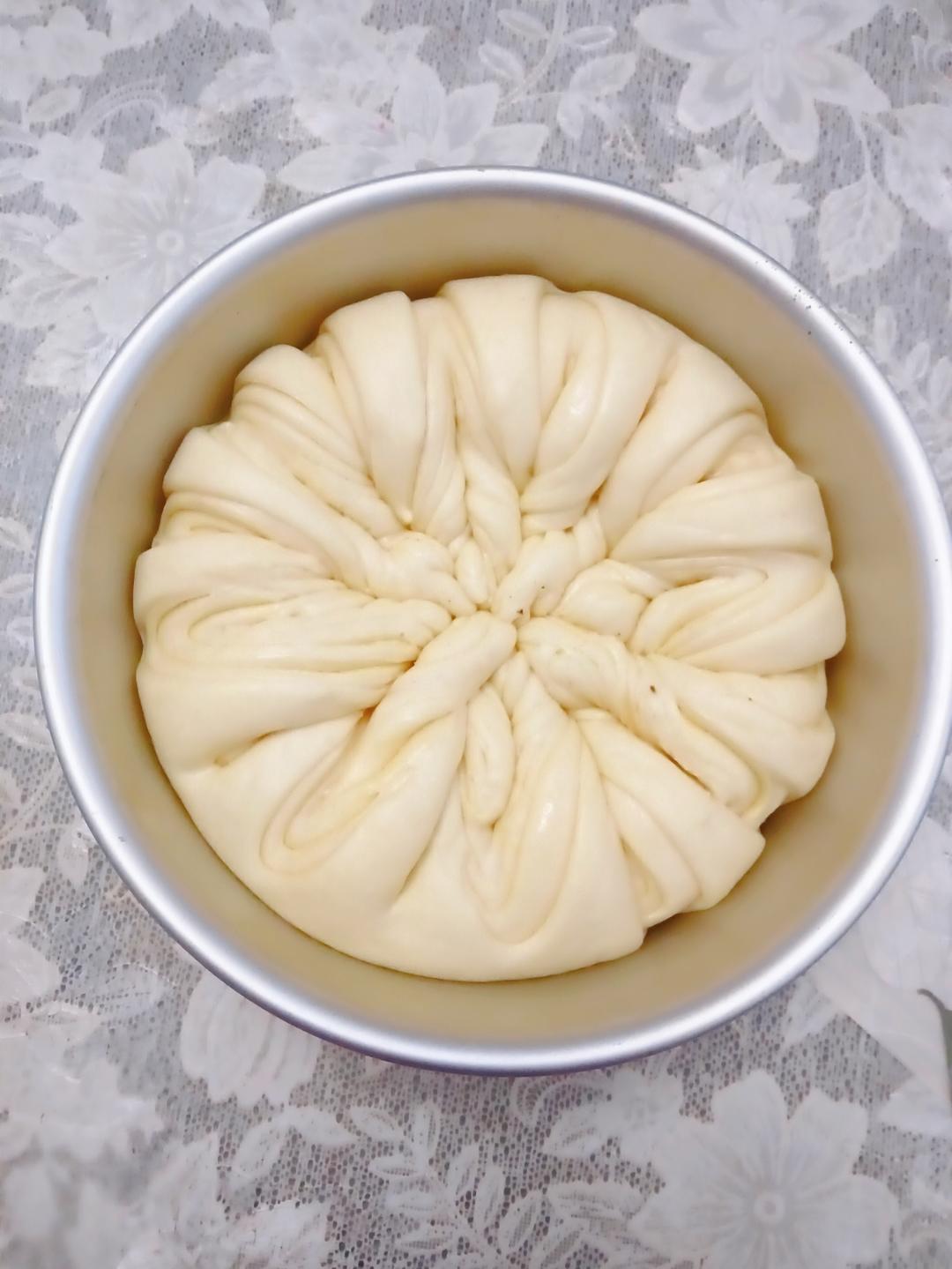 手撕千层花朵面包